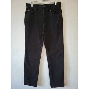 Calvin Klein Jeans Corduroy Pants Men's Straight Leg Black Size 30x 30 Casual